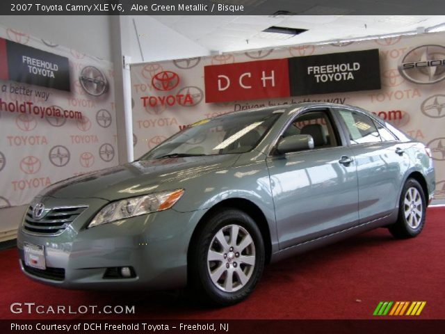 2007 Toyota Camry XLE V6 in Aloe Green Metallic