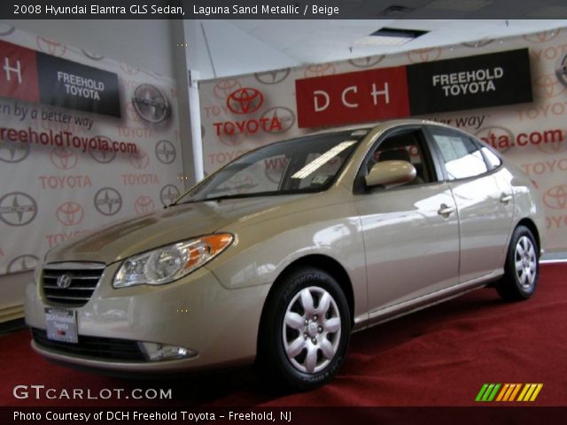2008 Hyundai Elantra GLS Sedan in Laguna Sand Metallic