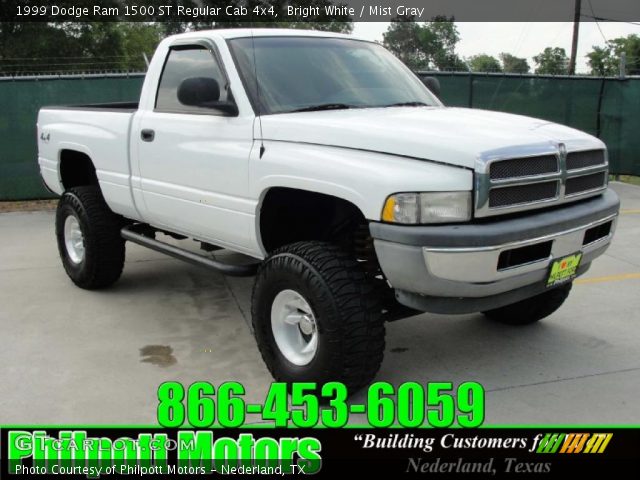 1999 Dodge Ram 1500 ST Regular Cab 4x4 in Bright White