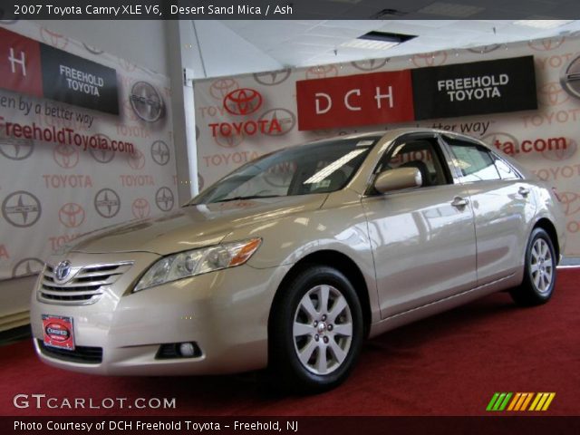 2007 Toyota Camry XLE V6 in Desert Sand Mica