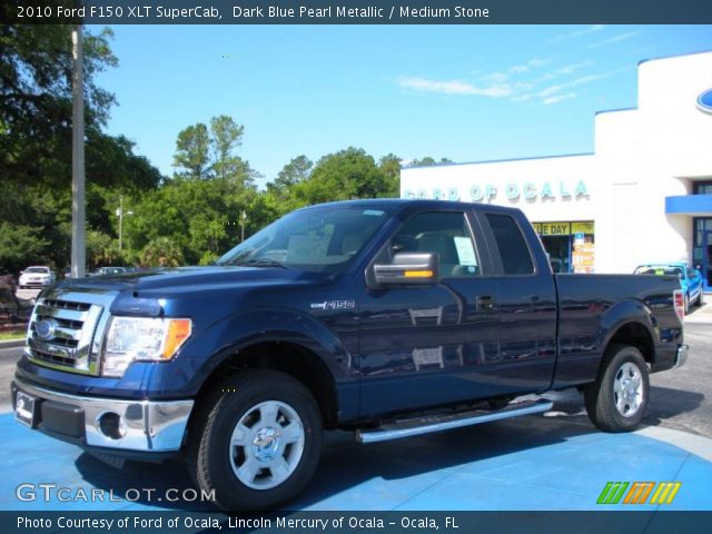 2010 Ford F150 XLT SuperCab in Dark Blue Pearl Metallic