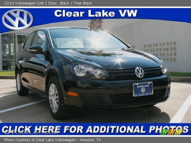 2010 Volkswagen Golf 2 Door in Black