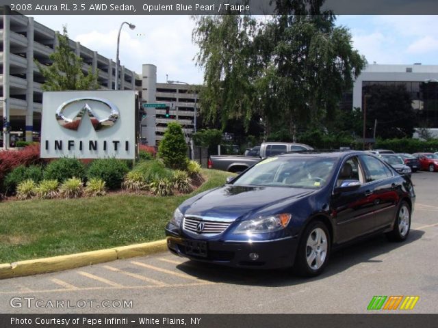 2008 Acura RL 3.5 AWD Sedan in Opulent Blue Pearl