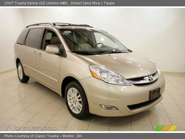 2007 Toyota Sienna XLE Limited AWD in Desert Sand Mica