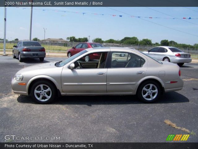2000 Nissan Maxima GLE in Sunlit Sand Metallic