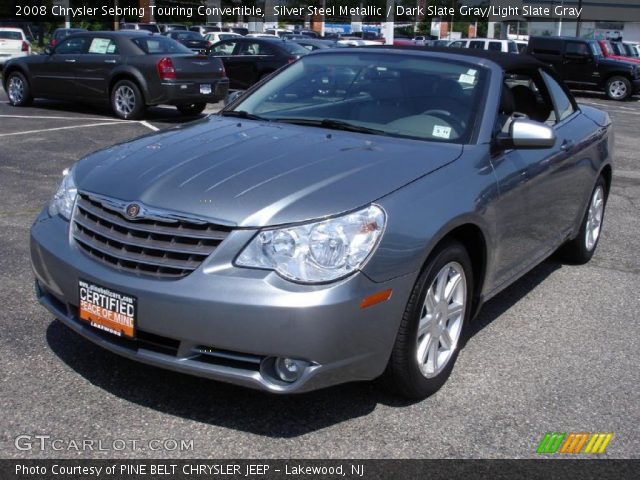 2008 Chrysler Sebring Touring Convertible in Silver Steel Metallic
