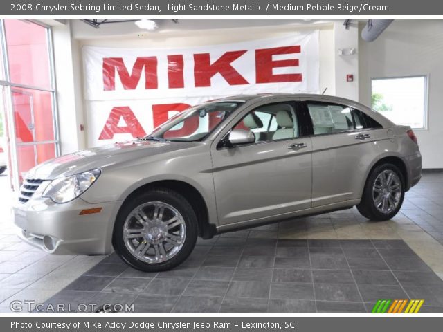 2008 Chrysler Sebring Limited Sedan in Light Sandstone Metallic