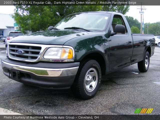 2003 Ford F150 XL Regular Cab in Dark Highland Green Metallic