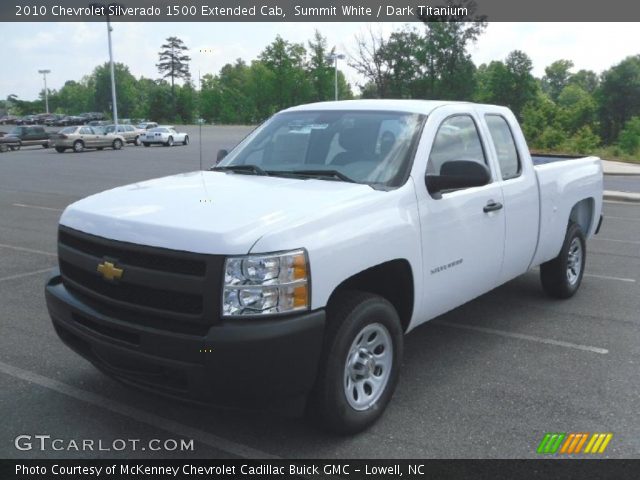 2010 Chevrolet Silverado 1500 Extended Cab in Summit White