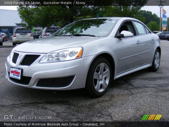 2009 Pontiac G6 Sedan in Quicksilver Metallic