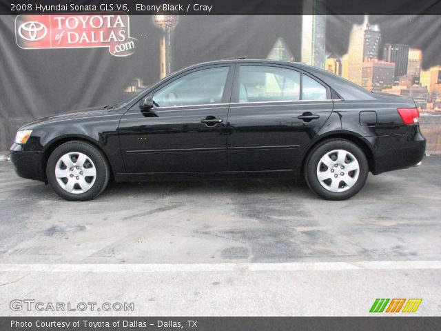 2008 Hyundai Sonata GLS V6 in Ebony Black