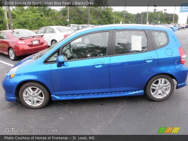 2008 Honda Fit Sport in Vivid Blue Pearl