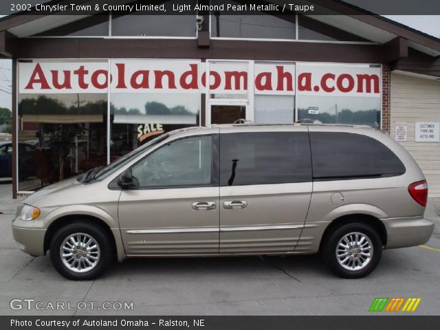 2002 Chrysler Town & Country Limited in Light Almond Pearl Metallic