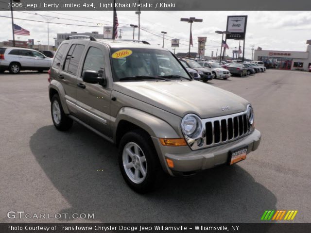 2006 Jeep Liberty Limited 4x4 in Light Khaki Metallic
