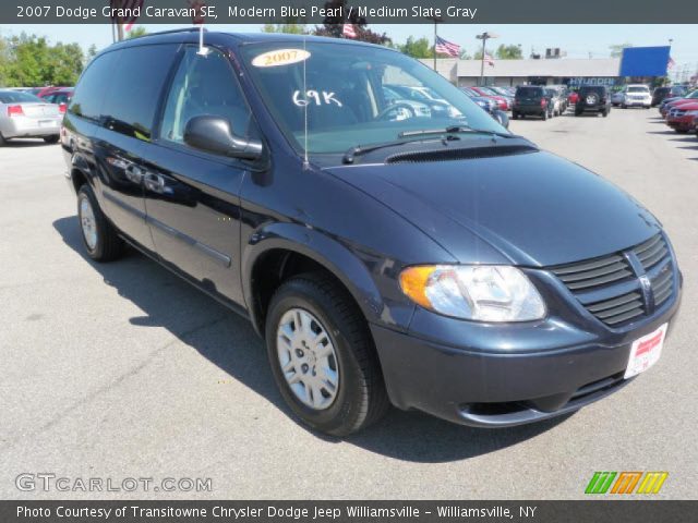 2007 Dodge Grand Caravan SE in Modern Blue Pearl