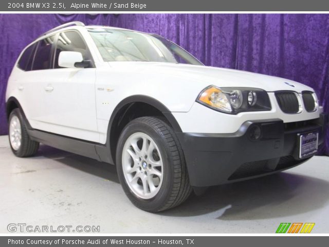 2004 BMW X3 2.5i in Alpine White
