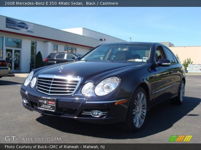 2008 Mercedes-Benz E 350 4Matic Sedan in Black