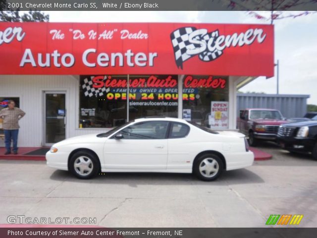 2001 Chevrolet Monte Carlo SS in White