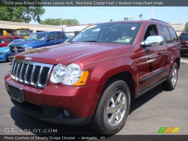 2009 Jeep Grand Cherokee Laredo 4x4 in Red Rock Crystal Pearl