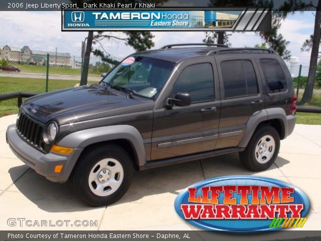 2006 Jeep Liberty Sport in Dark Khaki Pearl