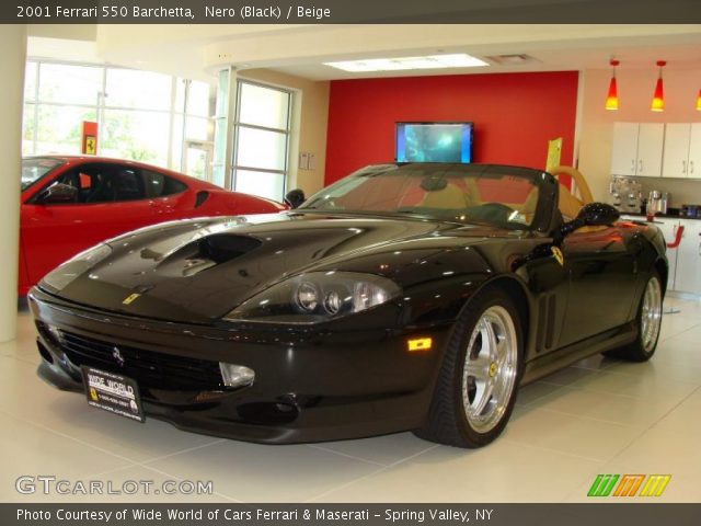 2001 Ferrari 550 Barchetta in Nero (Black)
