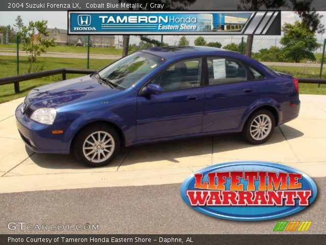2004 Suzuki Forenza LX in Cobalt Blue Metallic
