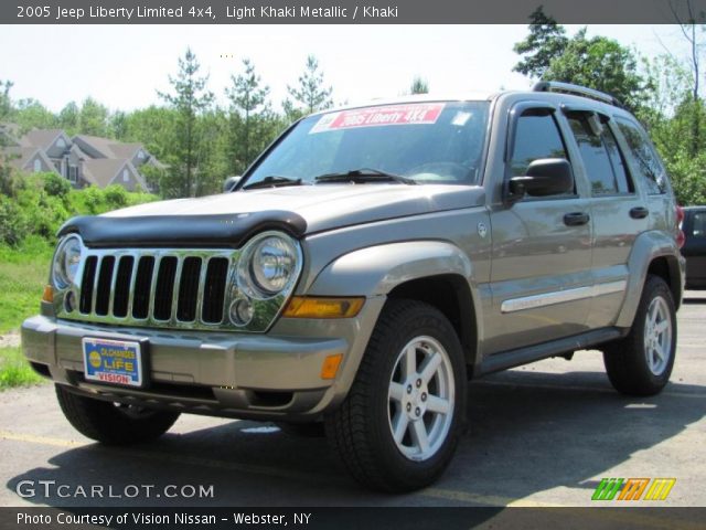2005 Jeep Liberty Limited 4x4 in Light Khaki Metallic
