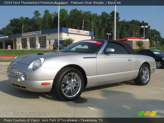 2004 Ford Thunderbird Premium Roadster in Platinum Silver Metallic