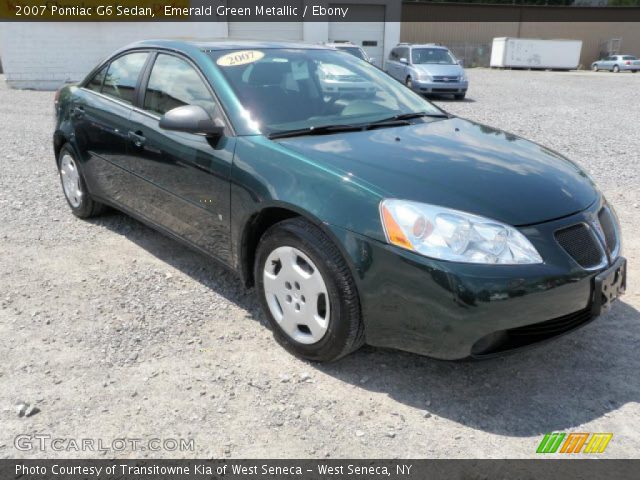 2007 Pontiac G6 Sedan in Emerald Green Metallic