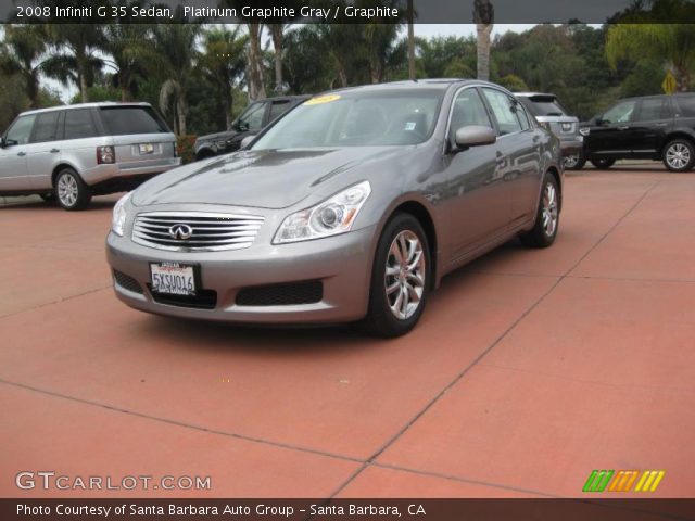 2008 Infiniti G 35 Sedan in Platinum Graphite Gray