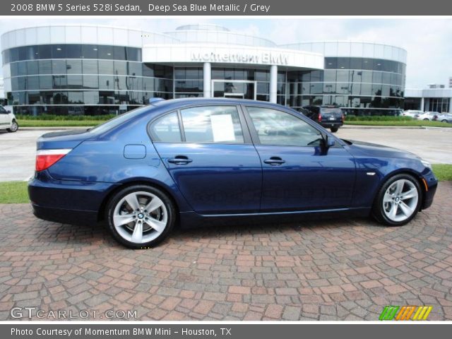 Deep sea blue metallic 2008 bmw 5 #5