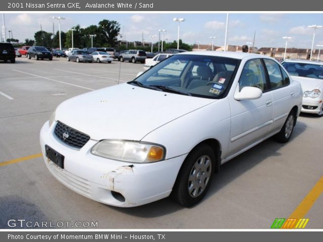 2001 Nissan Sentra GXE in Avalanche White