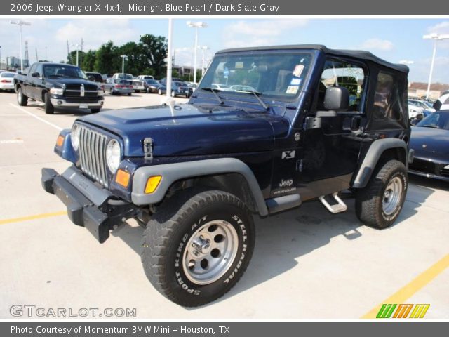 2006 Jeep Wrangler X 4x4 in Midnight Blue Pearl