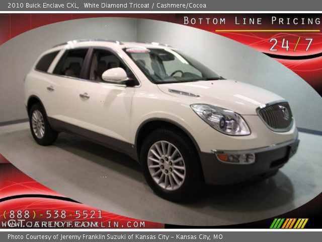 2010 Buick Enclave CXL in White Diamond Tricoat