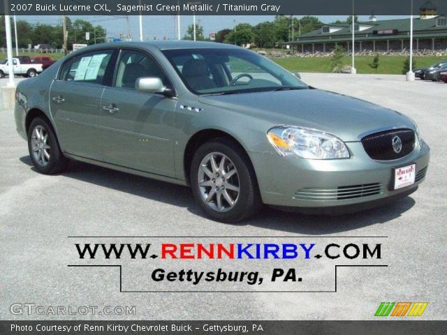 2007 Buick Lucerne CXL in Sagemist Green Metallic