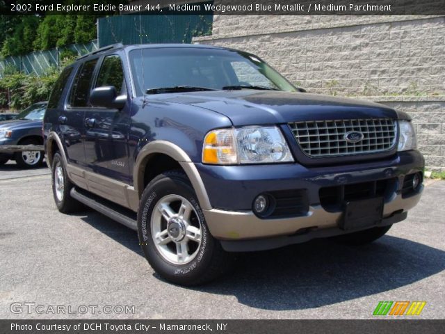 2002 Ford Explorer Eddie Bauer 4x4 in Medium Wedgewood Blue Metallic