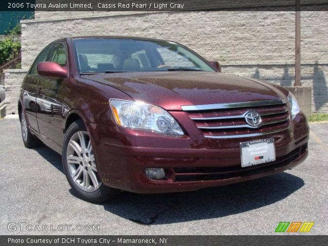 2006 Toyota Avalon Limited in Cassis Red Pearl