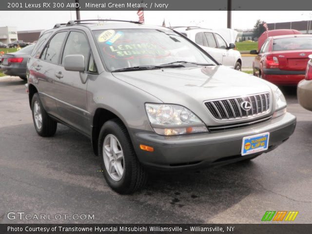 2001 Lexus RX 300 AWD in Mineral Green Metallic