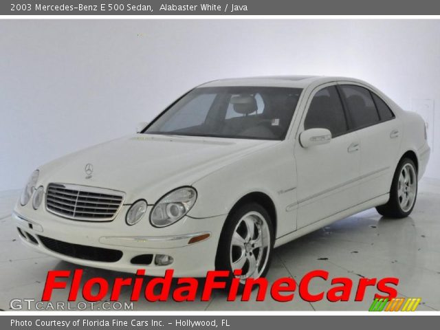 2003 Mercedes-Benz E 500 Sedan in Alabaster White