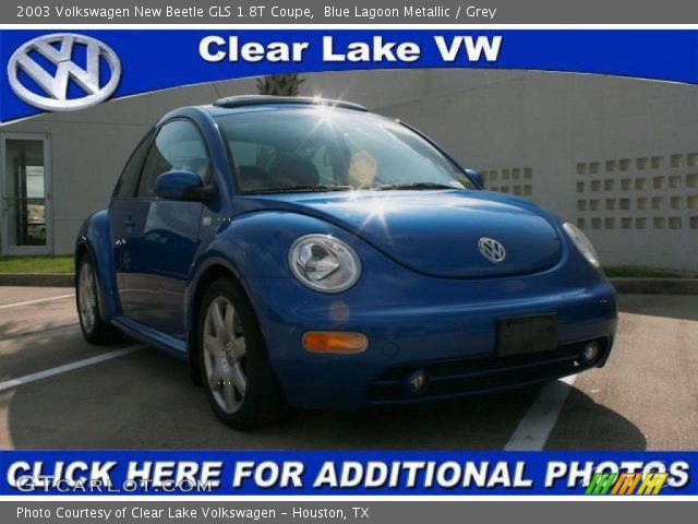 2003 Volkswagen New Beetle GLS 1.8T Coupe in Blue Lagoon Metallic