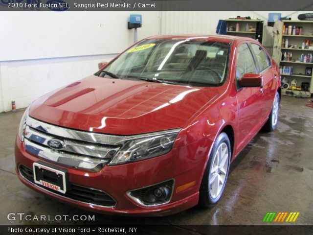 2010 Ford Fusion SEL in Sangria Red Metallic