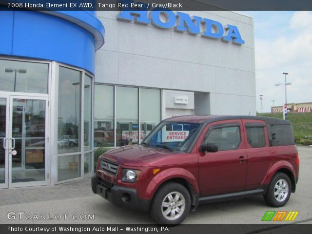 2008 Honda Element EX AWD in Tango Red Pearl