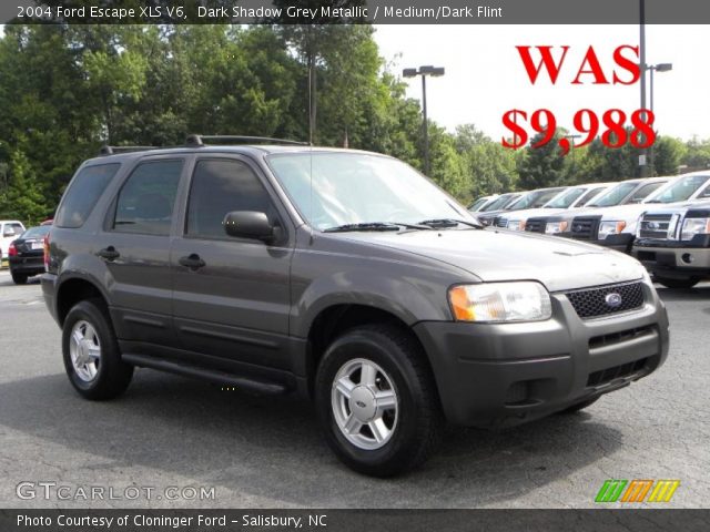 2004 Ford Escape XLS V6 in Dark Shadow Grey Metallic