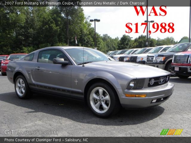 2007 Ford Mustang V6 Premium Coupe in Tungsten Grey Metallic