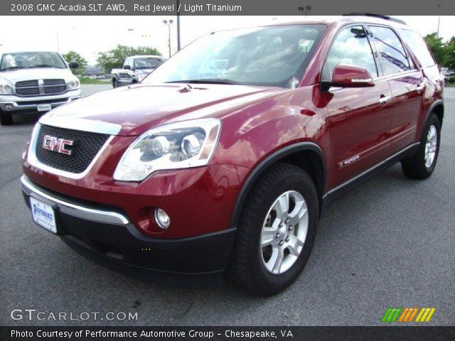 2008 GMC Acadia SLT AWD in Red Jewel