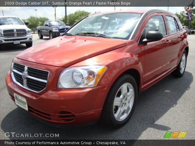 2009 Dodge Caliber SXT in Sunburst Orange Pearl