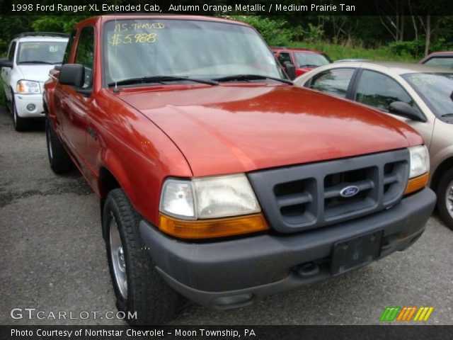 1998 Ford Ranger XL Extended Cab in Autumn Orange Metallic