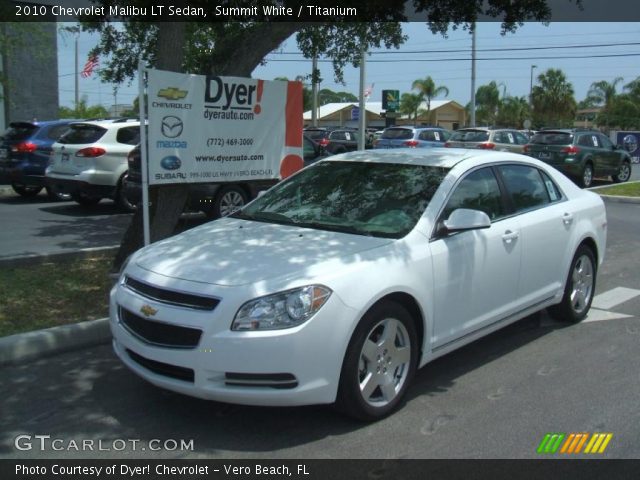 2010 Chevrolet Malibu LT Sedan in Summit White