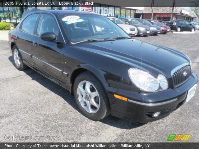 2005 Hyundai Sonata LX V6 in Ebony Black