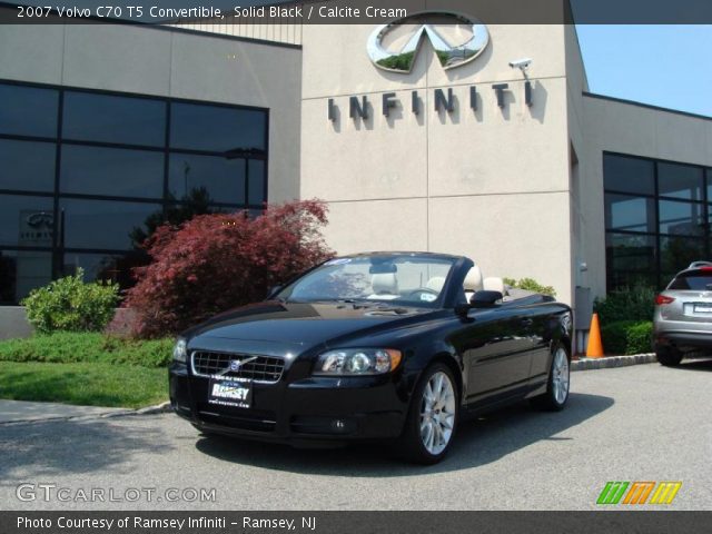 2007 Volvo C70 T5 Convertible in Solid Black